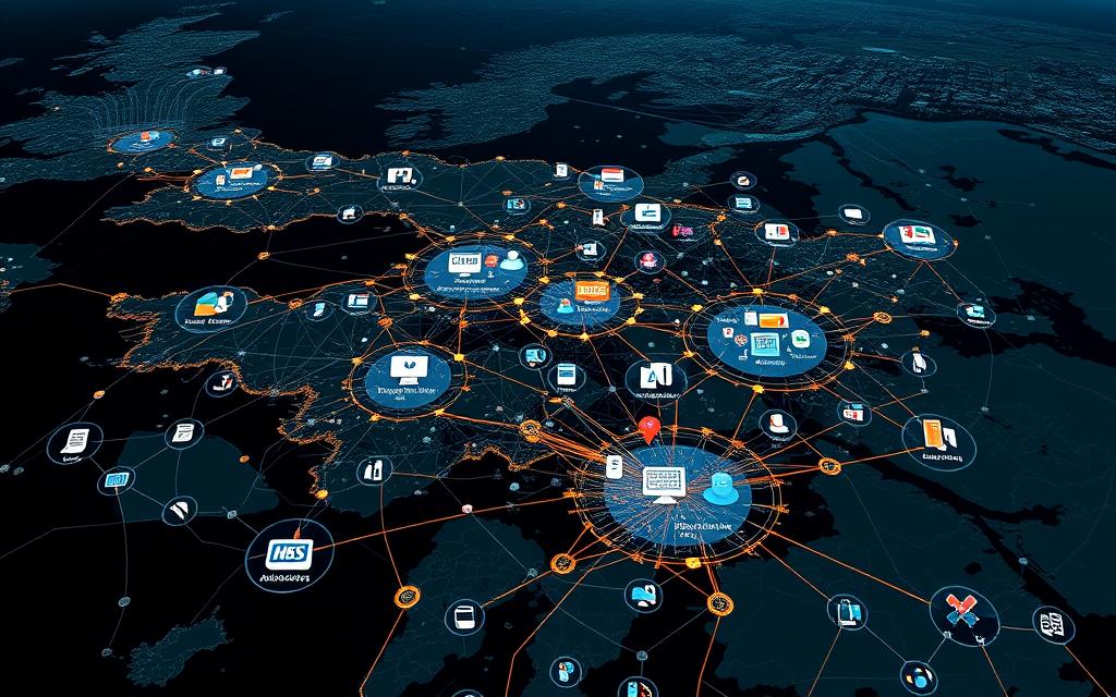 Regional NHS IT systems map