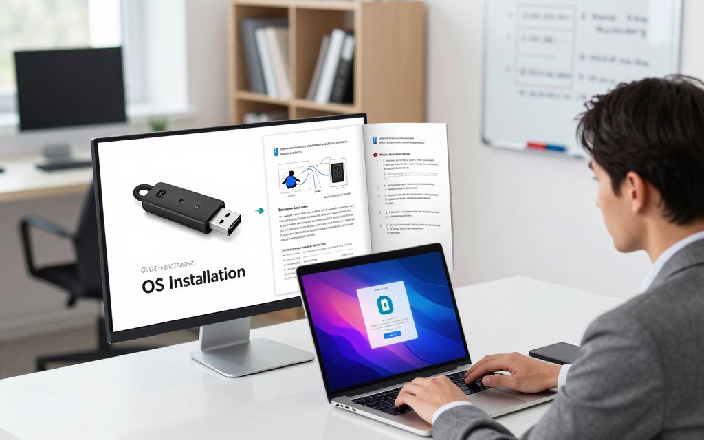 how to change a computer operating system